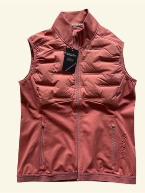 NWT Korsa Quilted Performance Running Vest | Women’s Medium | Dusty Rose